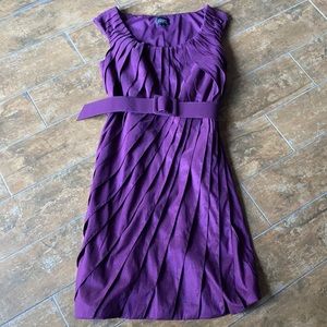 Adrianna Papel Woman dress. Size 16w. Purple color with belt.